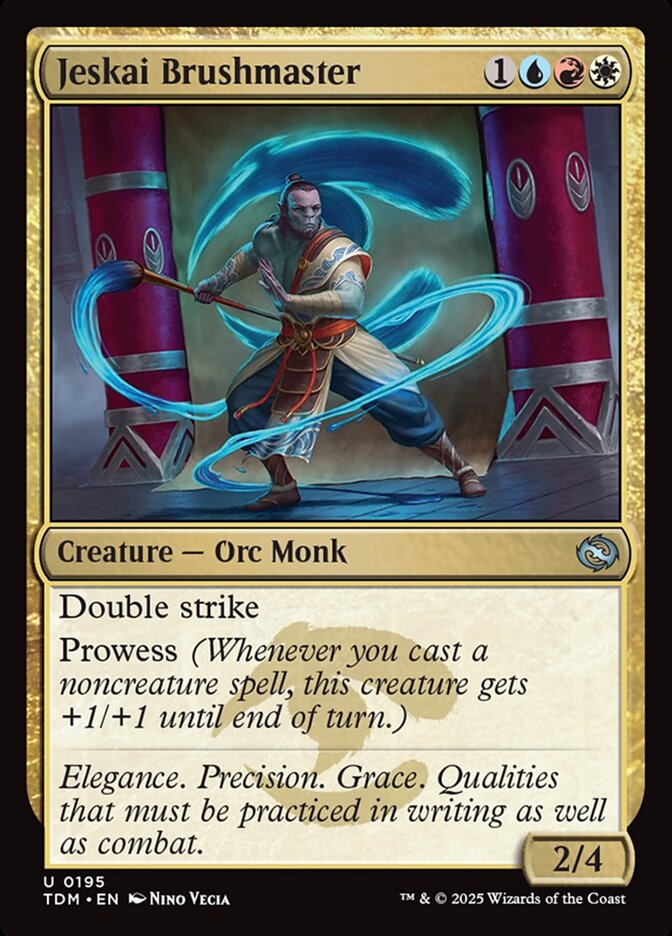 Magic the Gathering Card - Jeskai Brushmaster - MTG Circle