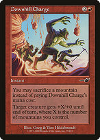 Magic the Gathering Card - Downhill Charge - MTG Circle