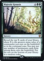 Magic the Gathering Card - Majestic Genesis - MTG Circle