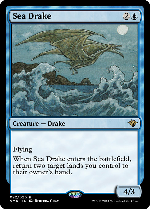 Magic the Gathering Card - Sea Drake - MTG Circle