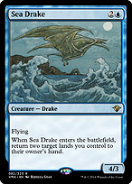 Magic the Gathering Card - Sea Drake - MTG Circle