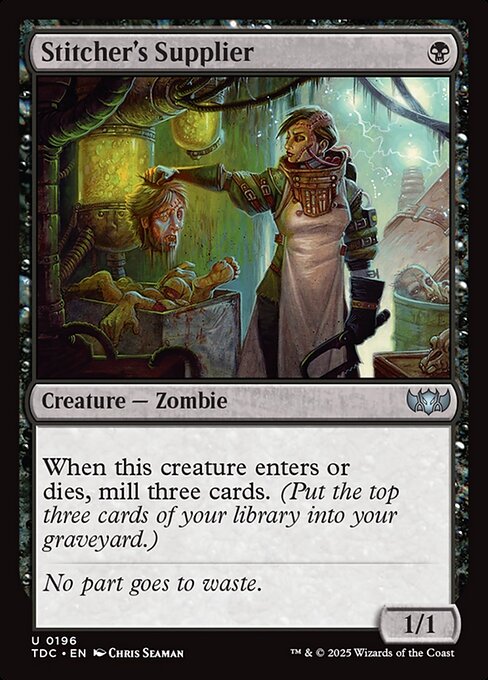 Magic the Gathering Card - Stitcher's Supplier - MTG Circle