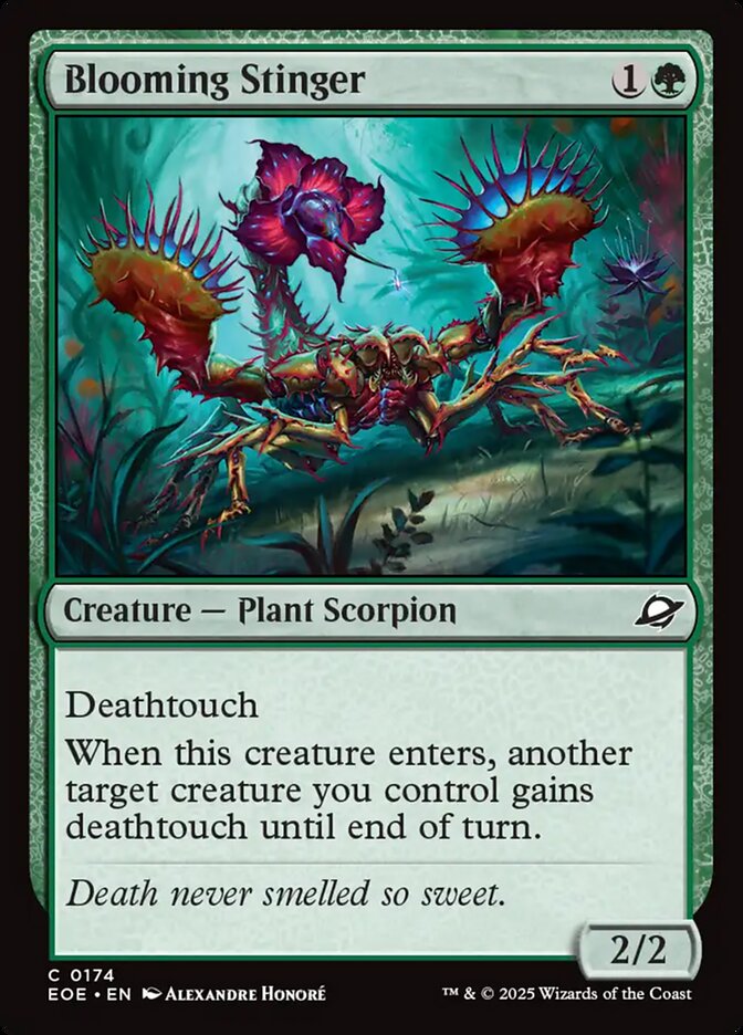 Magic the Gathering Card - Blooming Stinger - MTG Circle
