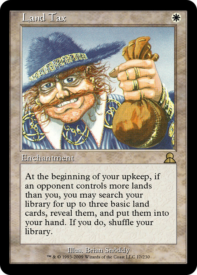 Magic the Gathering Card - Land Tax - MTG Circle