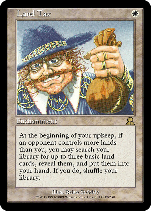 Magic the Gathering Card - Land Tax - MTG Circle