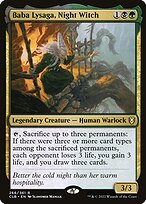 Magic the Gathering Card - Baba Lysaga, Night Witch - MTG Circle