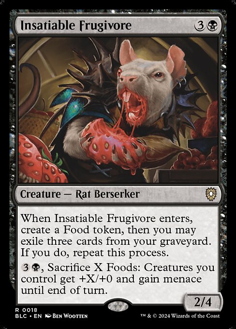 Magic the Gathering Card - Insatiable Frugivore - MTG Circle