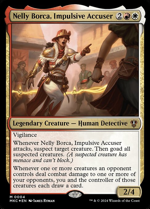 Magic the Gathering Card - Nelly Borca, Impulsive Accuser - MTG Circle