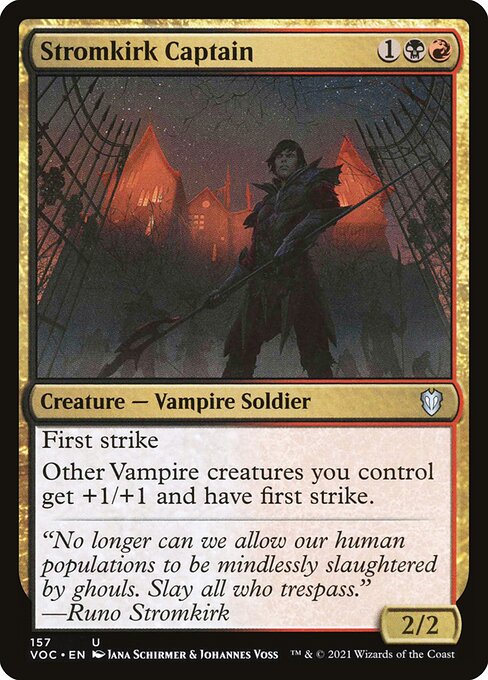 Magic the Gathering Card - Stromkirk Captain - MTG Circle