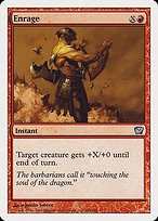 Magic the Gathering Card - Enrage - MTG Circle