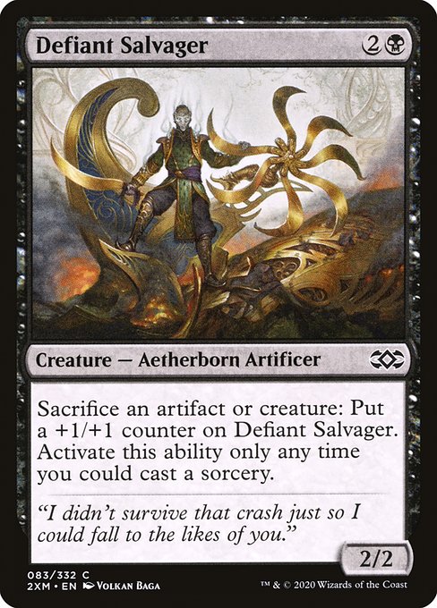Magic the Gathering Card - Defiant Salvager - MTG Circle