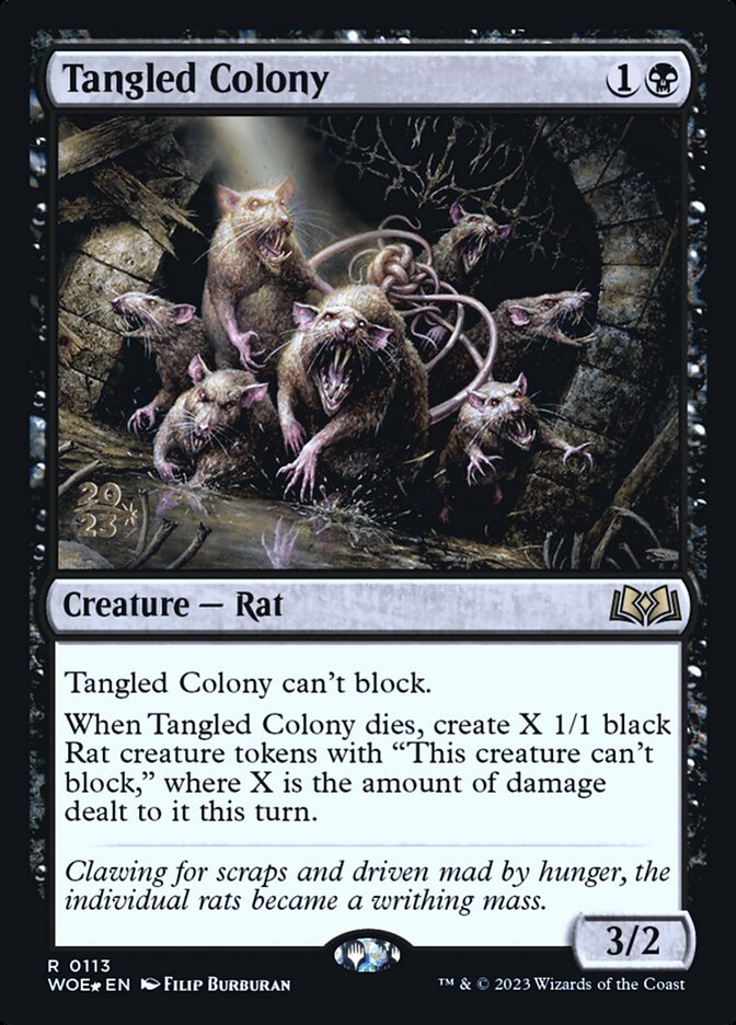 Magic the Gathering Card - Tangled Colony - MTG Circle