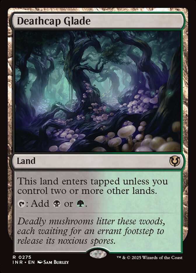 Magic the Gathering Card - Deathcap Glade - MTG Circle