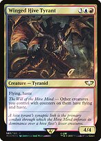 Magic the Gathering Card - Winged Hive Tyrant - MTG Circle