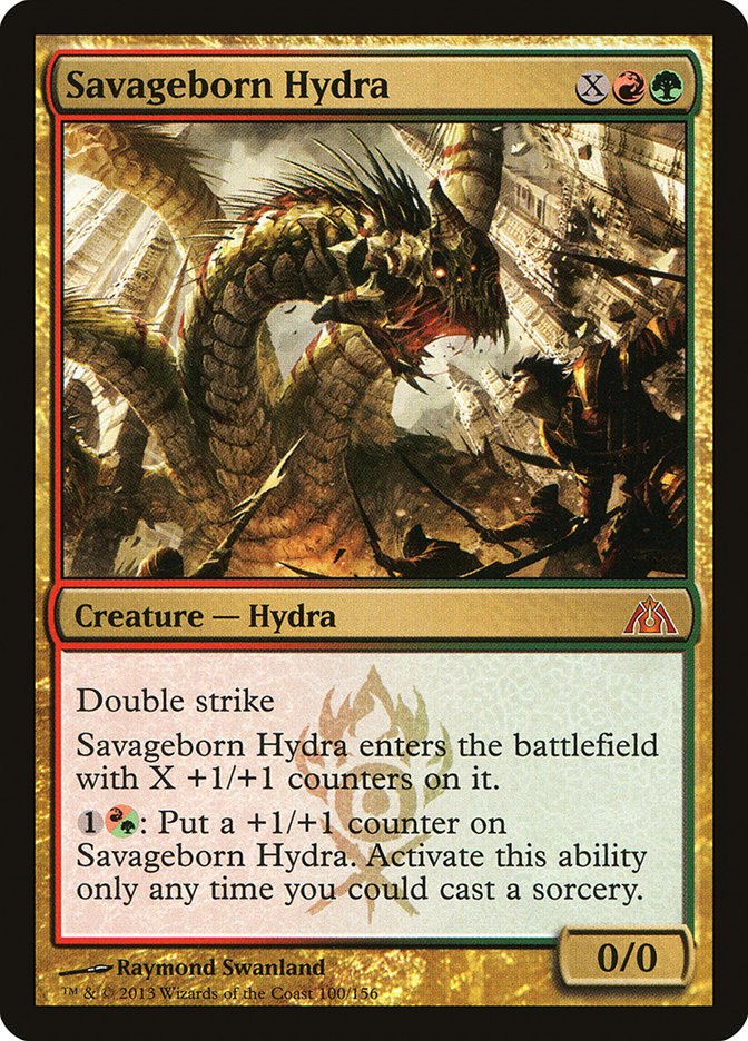 Magic the Gathering Card - Savageborn Hydra - MTG Circle