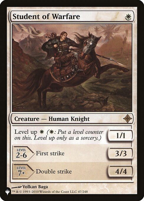 Magic the Gathering Card - Student of Warfare - MTG Circle