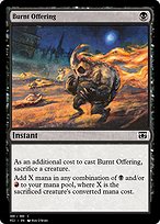 Magic the Gathering Card - Burnt Offering - MTG Circle