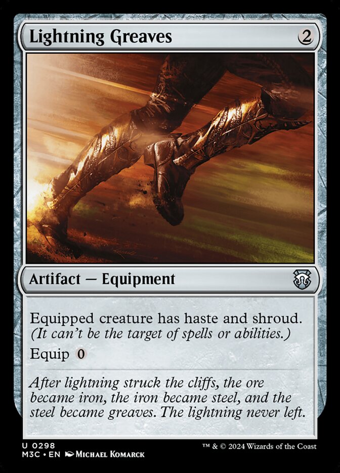 Magic the Gathering Card - Lightning Greaves - MTG Circle