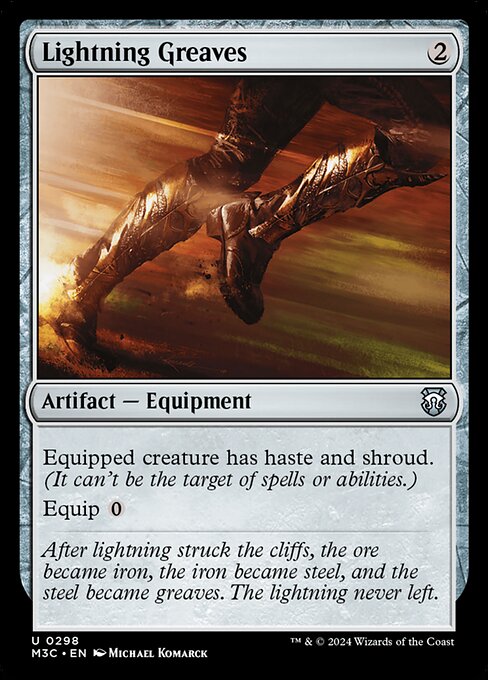Magic the Gathering Card - Lightning Greaves - MTG Circle