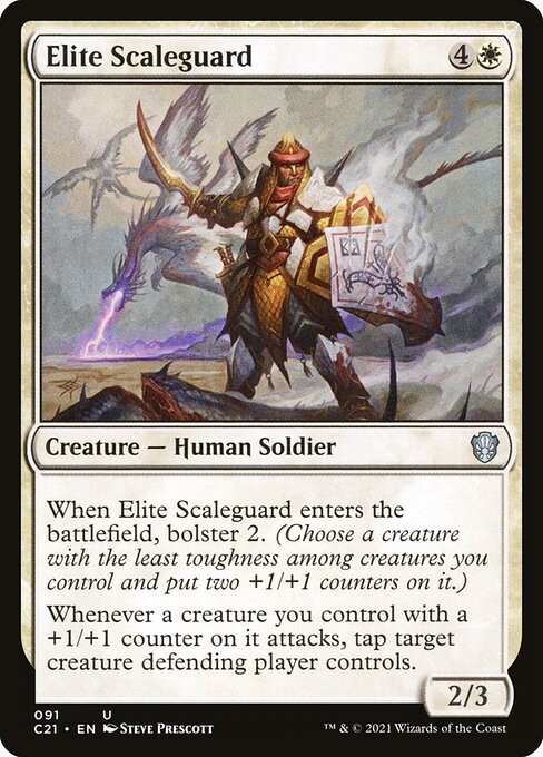Magic the Gathering Card - Elite Scaleguard - MTG Circle