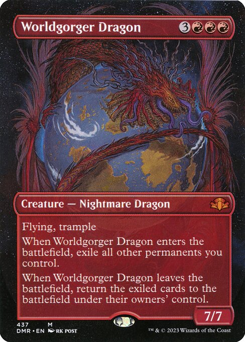 Magic the Gathering Card - Worldgorger Dragon - MTG Circle