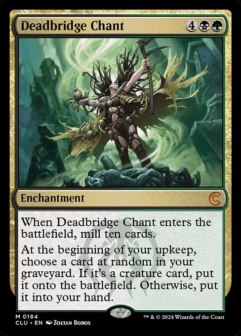 Magic the Gathering Card - Deadbridge Chant - MTG Circle