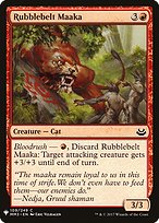 Magic the Gathering Card - Rubblebelt Maaka - MTG Circle