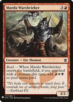 Magic the Gathering Card - Mardu Warshrieker - MTG Circle