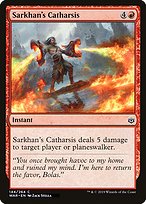 Magic the Gathering Card - Sarkhan's Catharsis - MTG Circle