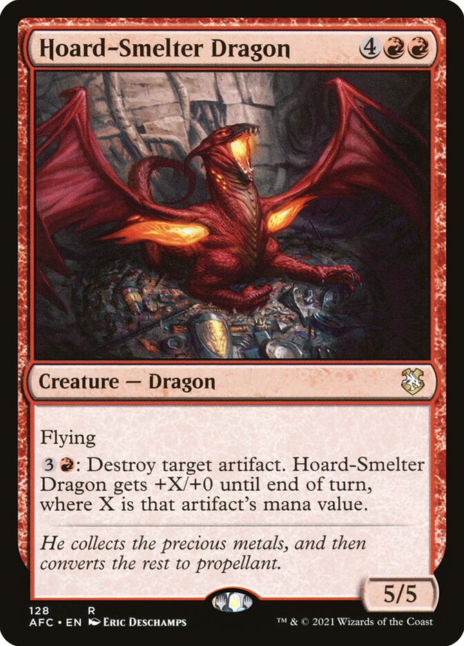 Magic the Gathering Card - Hoard-Smelter Dragon - MTG Circle