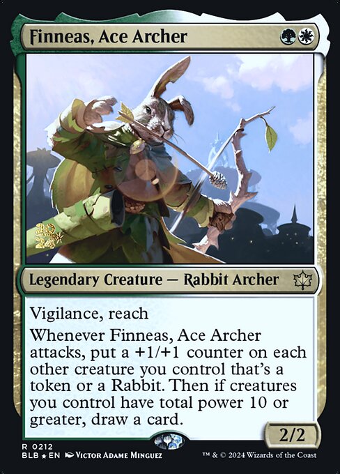 Magic the Gathering Card - Finneas, Ace Archer - MTG Circle