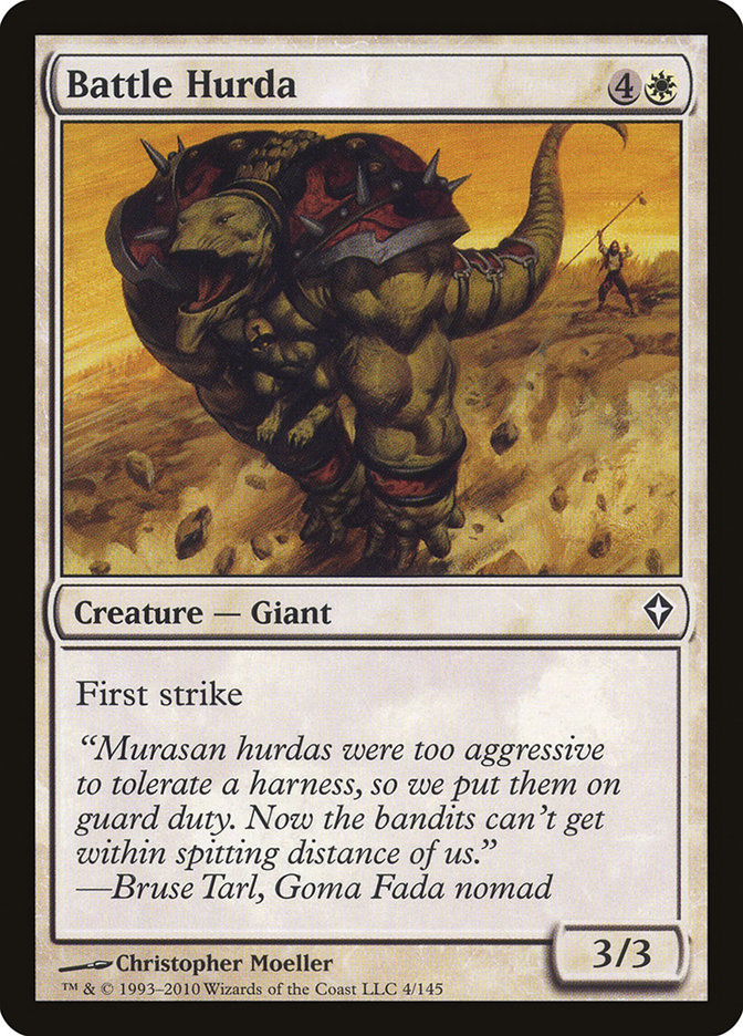 Magic the Gathering Card - Battle Hurda - MTG Circle