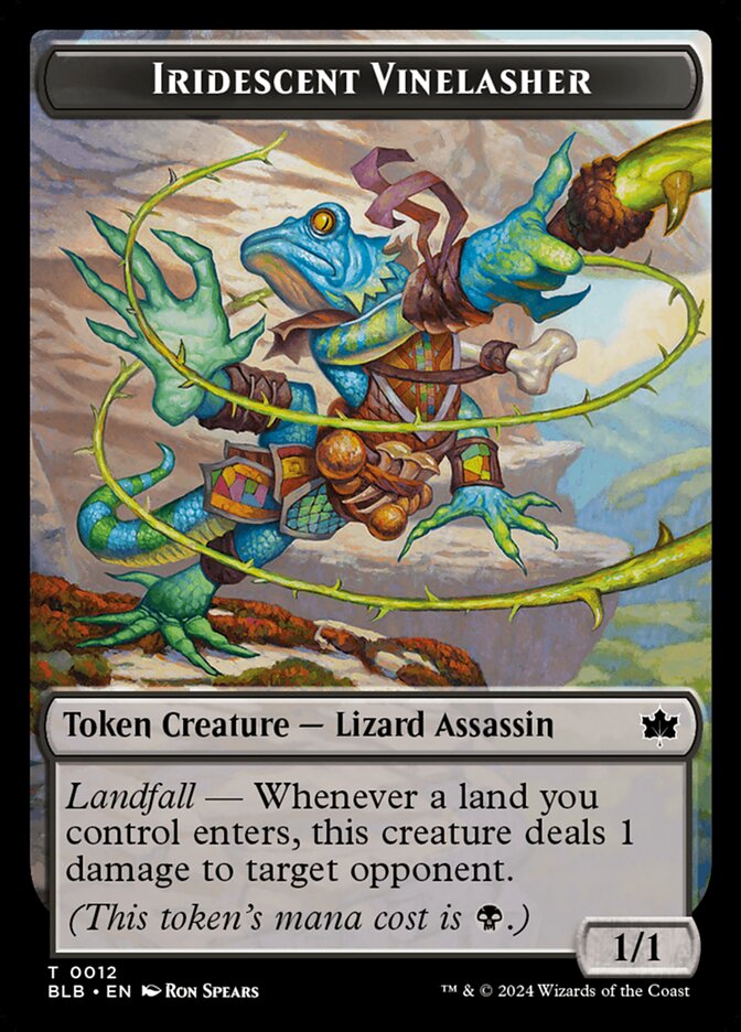 Magic the Gathering Card - Iridescent Vinelasher - MTG Circle