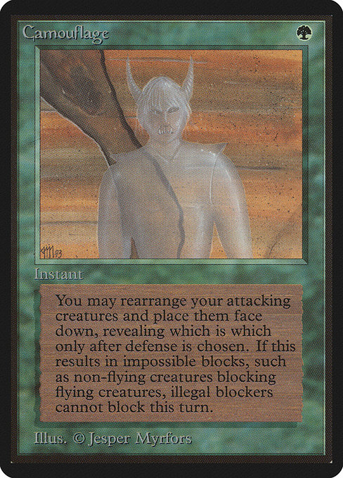 Magic the Gathering Card - Camouflage - MTG Circle