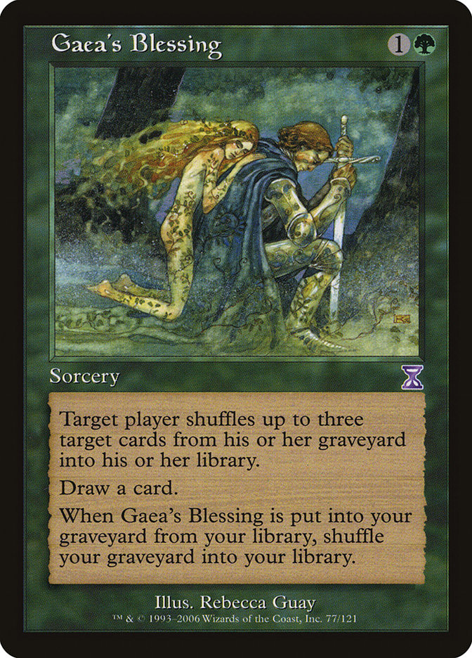 Magic the Gathering Card - Gaea's Blessing - MTG Circle