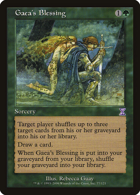 Magic the Gathering Card - Gaea's Blessing - MTG Circle