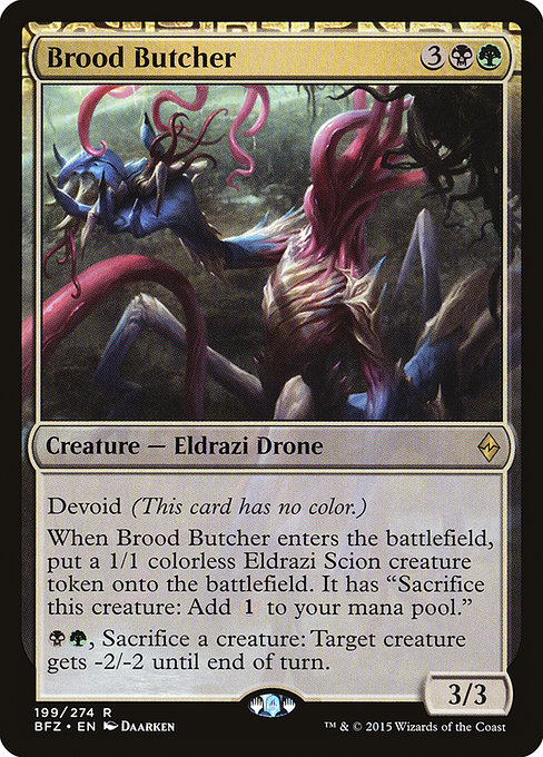Magic the Gathering Card - Brood Butcher - MTG Circle