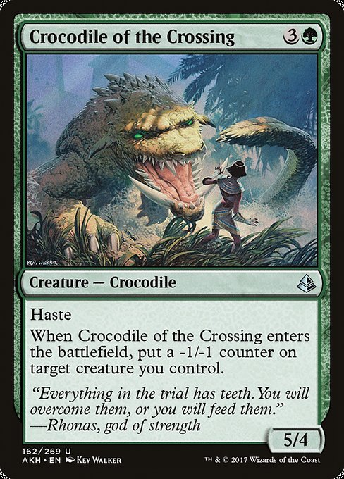 Magic the Gathering Card - Crocodile of the Crossing - MTG Circle