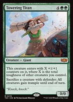 Magic the Gathering Card - Towering Titan - MTG Circle