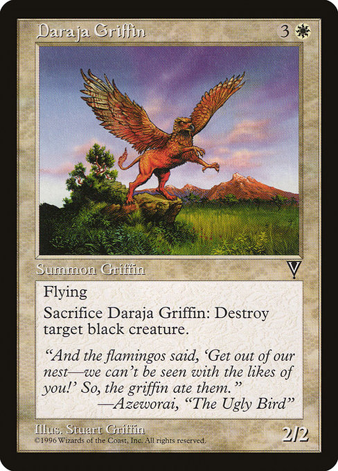 Magic the Gathering Card - Daraja Griffin - MTG Circle