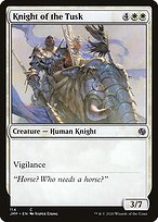 Magic the Gathering Card - Knight of the Tusk - MTG Circle