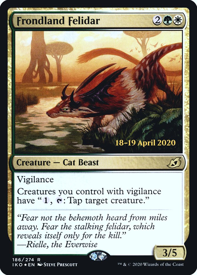 Magic the Gathering Card - Frondland Felidar - MTG Circle
