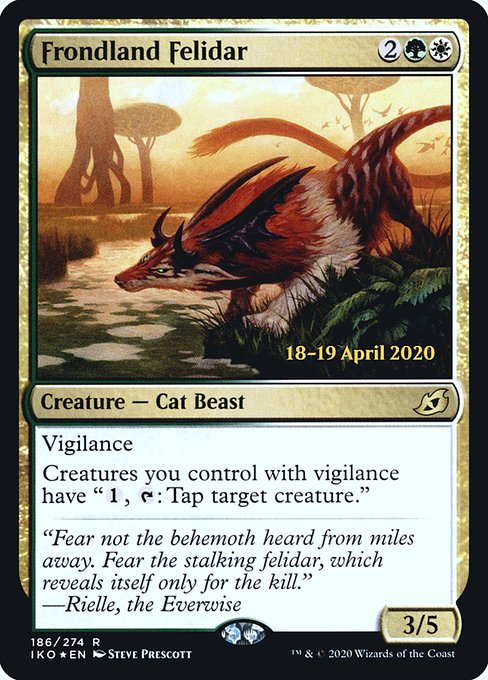 Magic the Gathering Card - Frondland Felidar - MTG Circle