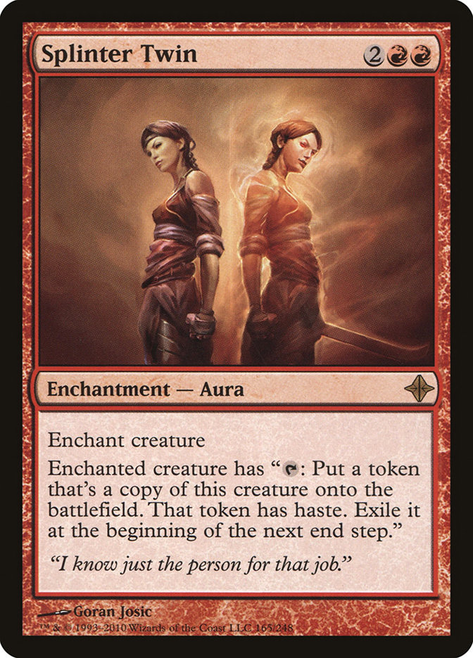 Magic the Gathering Card - Splinter Twin - MTG Circle