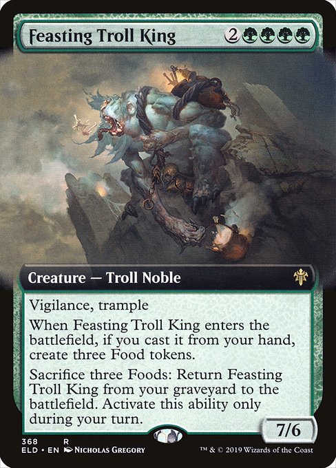 Magic the Gathering Card - Feasting Troll King - MTG Circle
