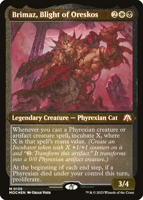 Magic the Gathering Card - Brimaz, Blight of Oreskos - MTG Circle