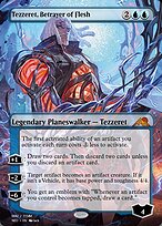 Magic the Gathering Card - Tezzeret, Betrayer of Flesh - MTG Circle