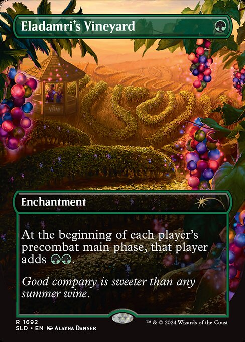 Magic the Gathering Card - Eladamri's Vineyard - MTG Circle
