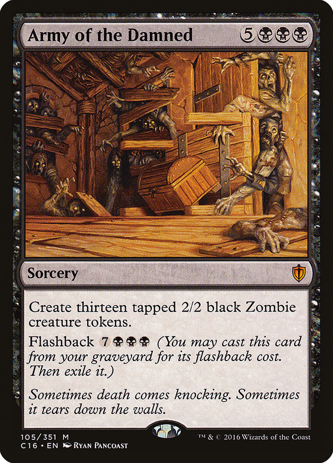 Magic the Gathering Card - Army of the Damned - MTG Circle