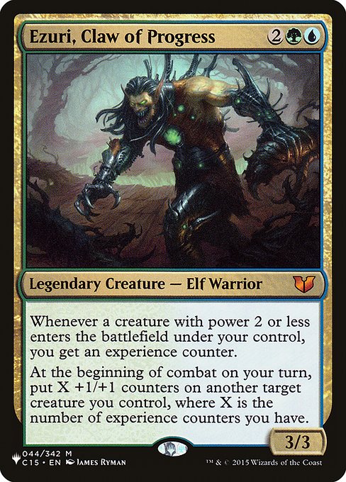 Magic the Gathering Card - Ezuri, Claw of Progress - MTG Circle